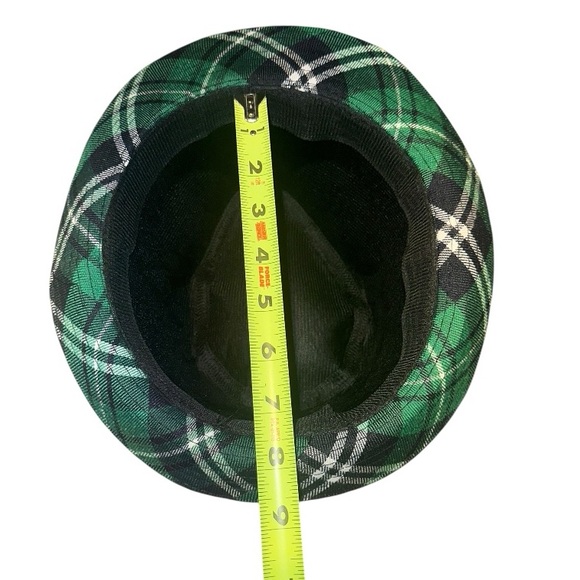 Green Plaid Fedora Hat perfect for St.Patty’s Day! ☘️ - Picture 10 of 17